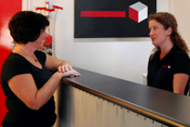 Kate visiting reception